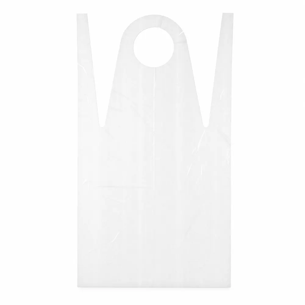 White Disposable PE Apron